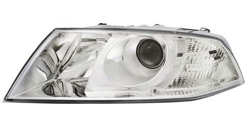 FARO SKODA OCTAVIA 2004-2009 XENON / BASE CROMADA / IZQUIERDO