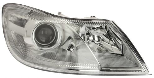 FARO SKODA OCTAVIA 2009-2013 BASE CROMADA / DERECHO