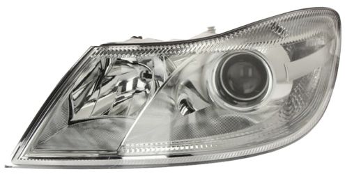 FARO SKODA OCTAVIA 2009-2013 BASE CROMADA / IZQUIERDO