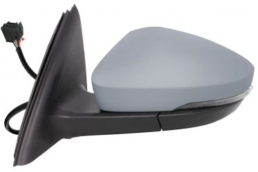 ESPEJO RETROVISOR SKODA OCTAVIA 2013-2017 ELECTRICO / TERMICO / PILOTO / IMPRIMADO / IZQUIERDO