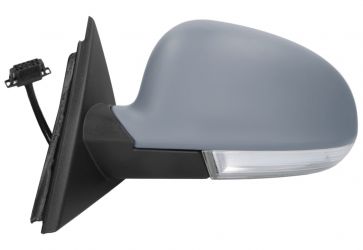 ESPEJO RETROVISOR SKODA SUPERB 2006-2008 ELECTRICO / TERMICO / PILOTO / LUZ CORTESIA / IMPRIMADO / IZQUIERDO