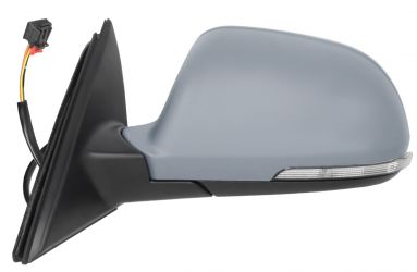 ESPEJO RETROVISOR SKODA SUPERB 2008-2013 ELECTRICO / TERMICO / PILOTO / LUZ CORTESIA / ABATIBLE ELECTRICAMENTE / IMPRIMADO / IZQUIERDO
