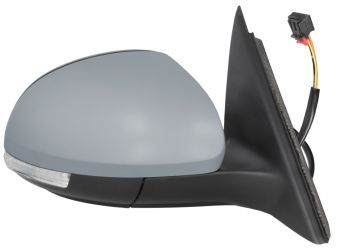 ESPEJO RETROVISOR SKODA YETI 2009-2013 ELECTRICO / TERMICO / PILOTO INTERMITENTE / LUZ CORTESIA / ABATIBLE ELECTRICAMENTE / MEMORIA / IMPRIMADO / DERECHO
