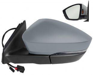 ESPEJO RETROVISOR SKODA KAROQ 2019-> ELECTRICO / TERMICO / PILOTO / LUZ CORTESIA / ABATIBLE ELECTRICAMENTE / ELECTROCROMICO / LANE ASSIST / IMPRIMADO / IZQUIERDO