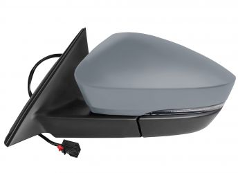 ESPEJO RETROVISOR SKODA KODIAQ 2016-> ELECTRICO / TERMICO / PILOTO / LUZ CORTESIA / ABATIBLE ELECTRICAMENTE / IMPRIMADO / IZQUIERDO