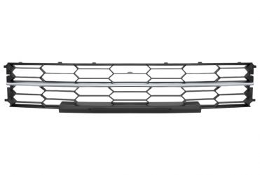 REJILLA SKODA SUPERB 2013-2015 PARACHOQUES DELANTERO / CON MOLDURA CROMADA / CENTRAL
