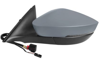 ESPEJO RETROVISOR SKODA OCTAVIA 2020-> ELECTRICO / TERMICO / PILOTO / ABATIBLE ELECTRICAMENTE / LANE ASSIST / IMPRIMADO IZQUIERDO