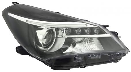 FARO TOYOTA YARIS 2014-2017 CON LUPA / LED / DERECHO