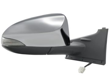 ESPEJO RETROVISOR TOYOTA YARIS 2014-2017 ELECTRICO / TERMICO / PILOTO INTERMITENTE / CROMADO / DERECHO