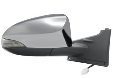 ESPEJO RETROVISOR TOYOTA YARIS 2014-2017 ELECTRICO / TERMICO / PILOTO INTERMITENTE / ABATIBLE ELECTRICAMENTE / CROMADO / DERECHO