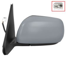 ESPEJO RETROVISOR SUZUKI GRAND VITARA 2005-2008 ELECTRICO / TERMICO / ABATIBLE ELECTRICAMENTE / IMPRIMADO / IZQUIERDO