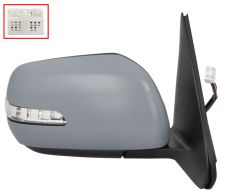 ESPEJO RETROVISOR SUZUKI GRAND VITARA 2005-2008 ELECTRICO / TERMICO / PILOTO INTERMITENTE / ABATIBLE ELECTRICAMENTE / IMPRIMADO / DERECHO
