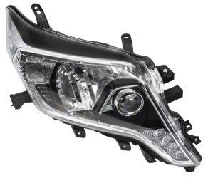 FARO DELANTERO TOYOTA LAND CRUISER PRADO FJ150 2015-2018 BASE NEGRA / DERECHO