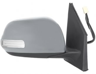 ESPEJO RETROVISOR TOYOTA RAV4 2009-2010 ELECTRICO / TERMICO / PILOTO / ABATIBLE ELECTRICAMENTE / IMPRIMADO / DERECHO