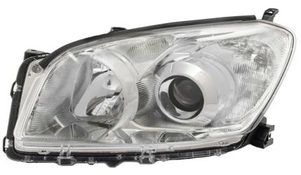 FARO DELANTERO TOYOTA RAV4 2009-2010 BASE CROMADA / CON MOTOR / IZQUIERDO