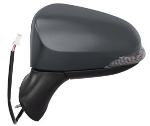 ESPEJO RETROVISOR TOYOTA AVENSIS 2015-2018 ELECTRICO / TERMICO / PILOTO INTERMITENTE / IMPRIMADO / IZQUIERDO