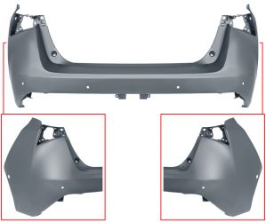 PARACHOQUES TOYOTA PRIUS 2019-2023 TRASERO / CON SENSOR / PARK ASSIST / IMPRIMADO
