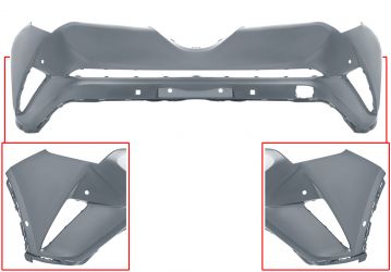 PARACHOQUES TOYOTA C-HR 2016-2020 DELANTERO / CON 4 SENSORES / CON PARK ASSIST / IMPRIMADO