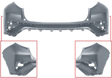 PARACHOQUES TOYOTA C-HR 2016-2020 TRASERO / SUPERIOR / IMPRIMADO