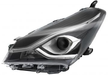 FARO TOYOTA YARIS 2017-2020 CON LUPA / LED / IZQUIERDO
