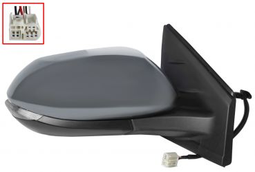 ESPEJO RETROVISOR TOYOTA YARIS 2020-> ELECTRICO / TERMICO / PILOTO / IMPRIMADO / DERECHO