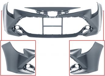PARACHOQUES TOYOTA COROLLA 2020-2023 DELANTERO / IMPRIMADO