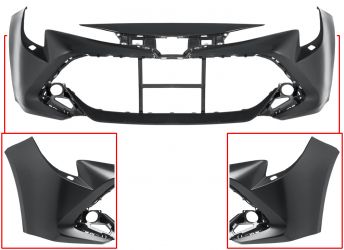 PARACHOQUES TOYOTA COROLLA 2020-2023 DELANTERO / CON LAVAFAROS