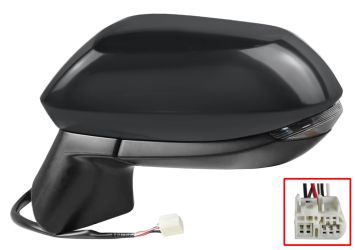ESPEJO RETROVISOR TOYOTA COROLLA 2019-2023 4 PUERTAS / ELECTRICO / TERMICO / PILOTO INTERMITENTE / IZQUIERDO