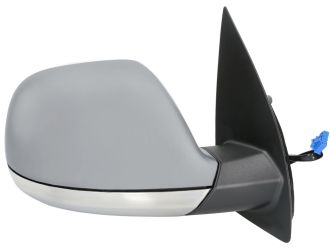 ESPEJO RETROVISOR VOLKSWAGEN AMAROK 2010-2016 BASE CROMADA / ELECTRICO / TERMICO / ABATIBLE ELECTRICAMENTE / ANTENA / IMPRIMADO / DERECHO