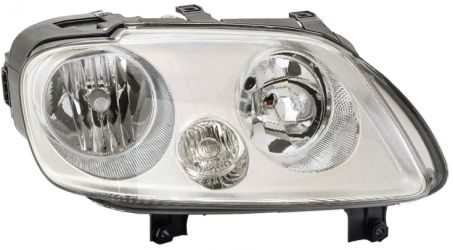 FARO VOLKSWAGEN CADDY 2004-2010 BASE CROMADA / LAMPARAS H1+H7 / DERECHO