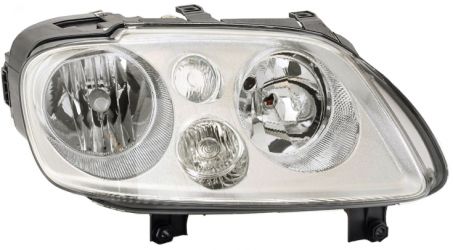 FARO VOLKSWAGEN CADDY 2004-2010 BASE CROMADA / LAMPARAS H7+H7 / DERECHO