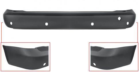 PARACHOQUES VOLKSWAGEN CADDY 2004-2010 TRASERO / CHASIS CORTO / CON 4 SENSOR