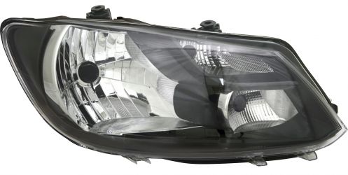FARO VOLKSWAGEN CADDY 2010-2015 OPTICA SIMPLE / DETALLE NEGRO / DERECHO
