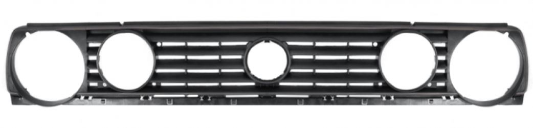 REJILLA VOLKSWAGEN GOLF II 1988-1992 FRENTE / 4 FAROS / NEGRA