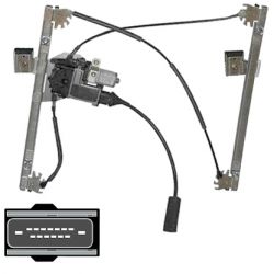 ELEVALUNAS VOLKSWAGEN PASSAT 1993-1997 FAMILIAR / ELECTRICO / CON MOTOR / CONFORT / 15 PINS / DELANTERO DERECHO