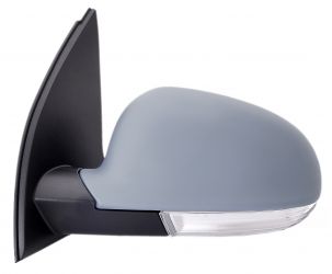 ESPEJO RETROVISOR VOLKSWAGEN GOLF V 2004-2008 3/5 PUERTAS / ELECTRICO / TERMICO / PILOTO / ABATIBLE ELECTRICAMENTE / IMPRIMADO / IZQUIERDO