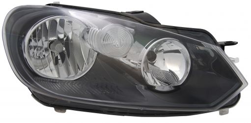 FARO VOLKSWAGEN GOLF VI 2008-2012 BASE NEGRA / TIPO HELLA / DERECHO