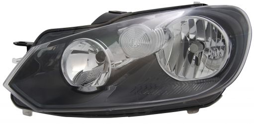 FARO VOLKSWAGEN GOLF VI 2008-2012 BASE NEGRA / TIPO HELLA / IZQUIERDO