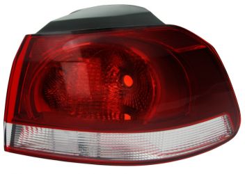 PILOTO TRASERO VOLKSWAGEN GOLF VI 2008-2012 EXTERIOR / TIPO HELLA / BASE NEGRA / MODELO GTI / GTD / DERECHO