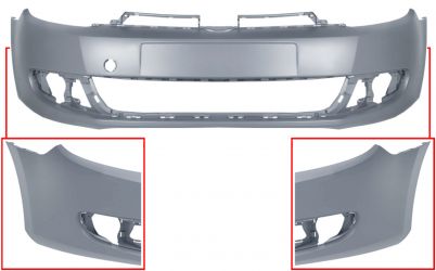 PARACHOQUES VOLKSWAGEN GOLF VI 2008-2012 DELANTERO / IMPRIMADO