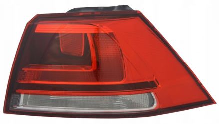 PILOTO TRASERO VOLKSWAGEN GOLF VII 2012-2017 EXTERIOR / BASE OSCURA / DERECHO