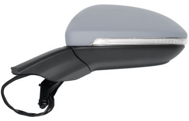 ESPEJO RETROVISOR VOLKSWAGEN GOLF VII 2012-2017 ELECTRICO / TERMICO / PILOTO / LUZ CORTESIA / ABATIBLE ELECTRICAMENTE / IMPRIMADO / IZQUIERDO