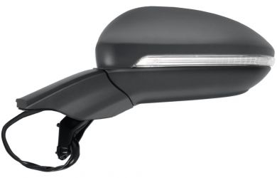 ESPEJO RETROVISOR VOLKSWAGEN GOLF VII 2012-2017 ELECTRICO / TERMICO / PILOTO / LUZ CORTESIA / ABATIBLE ELECTRICAMENTE / IZQUIERDO