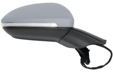 ESPEJO RETROVISOR VOLKSWAGEN GOLF VII 2012-2017 ELECTRICO / TERMICO / PILOTO / LUZ CORTESIA / ABATIBLE ELECTRICAMENTE / LANE ASSIST / MEMORIA / IMPRIMADO / DERECHO