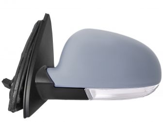ESPEJO RETROVISOR VOLKSWAGEN JETTA 2005-2011 ELECTRICO / TERMICO / PILOTO / ABATIBLE ELECTRICAMENTE / LUZ CORTESIA / IMPRIMADO / IZQUIERDO