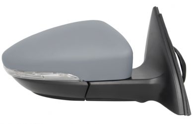 ESPEJO RETROVISOR VOLKSWAGEN JETTA 2011-2014 ELECTRICO / TERMICO / PILOTO / LUZ CORTESIA / ABATIBLE ELECTRICAMENTE / MEMORIA / IMPRIMADO / DERECHO