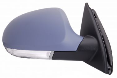 ESPEJO RETROVISOR VOLKSWAGEN PASSAT 2005-2010 ELECTRICO / TERMICO / PILOTO / LUZ CORTESIA / ABATIBLE ELECTRICAMENTE / MEMORIA / IMPRIMADO / DERECHO