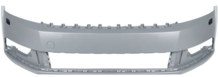 PARACHOQUES VOLKSWAGEN PASSAT 2010-2014 DELANTERO / CON LAVAFAROS / IMPRIMADO