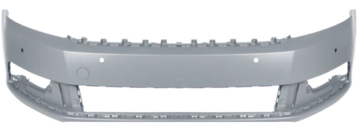 PARACHOQUES VOLKSWAGEN PASSAT 2010-2014 DELANTERO / CON 4 SENSOR / IMPRIMADO