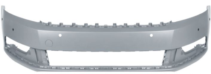 PARACHOQUES VOLKSWAGEN PASSAT 2010-2014 DELANTERO / CON 6 SENSOR / PARK ASSIST / IMPRIMADO